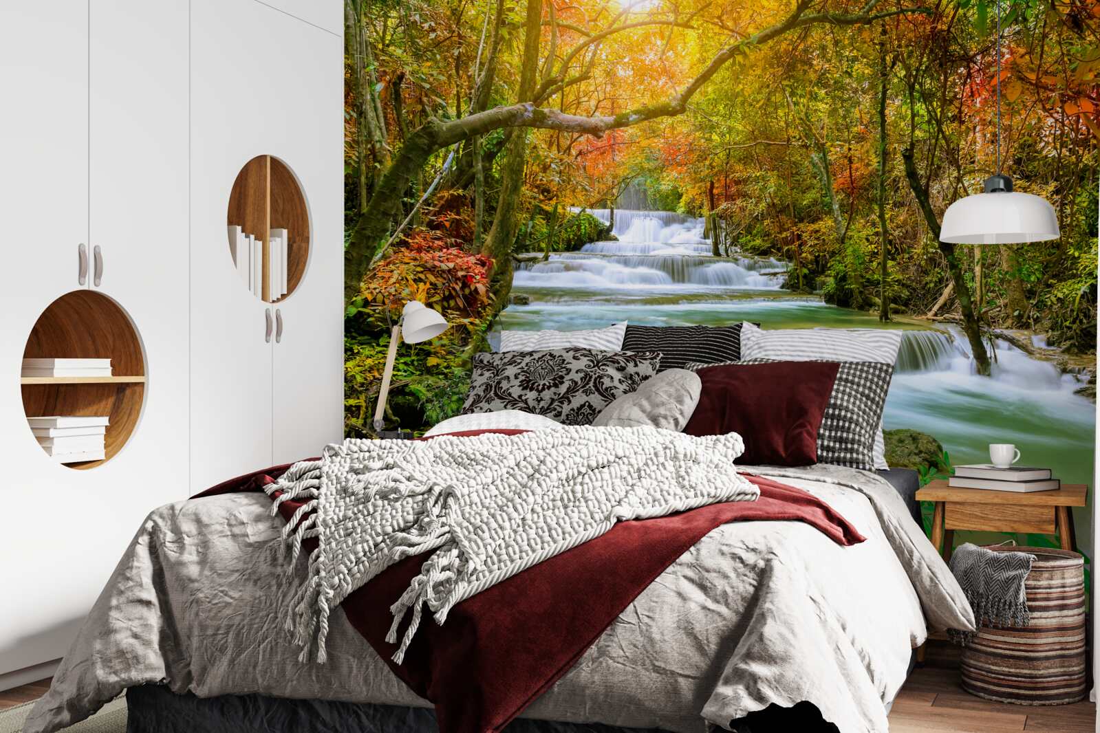 Fototapet cascadă maiestuoasă în natură