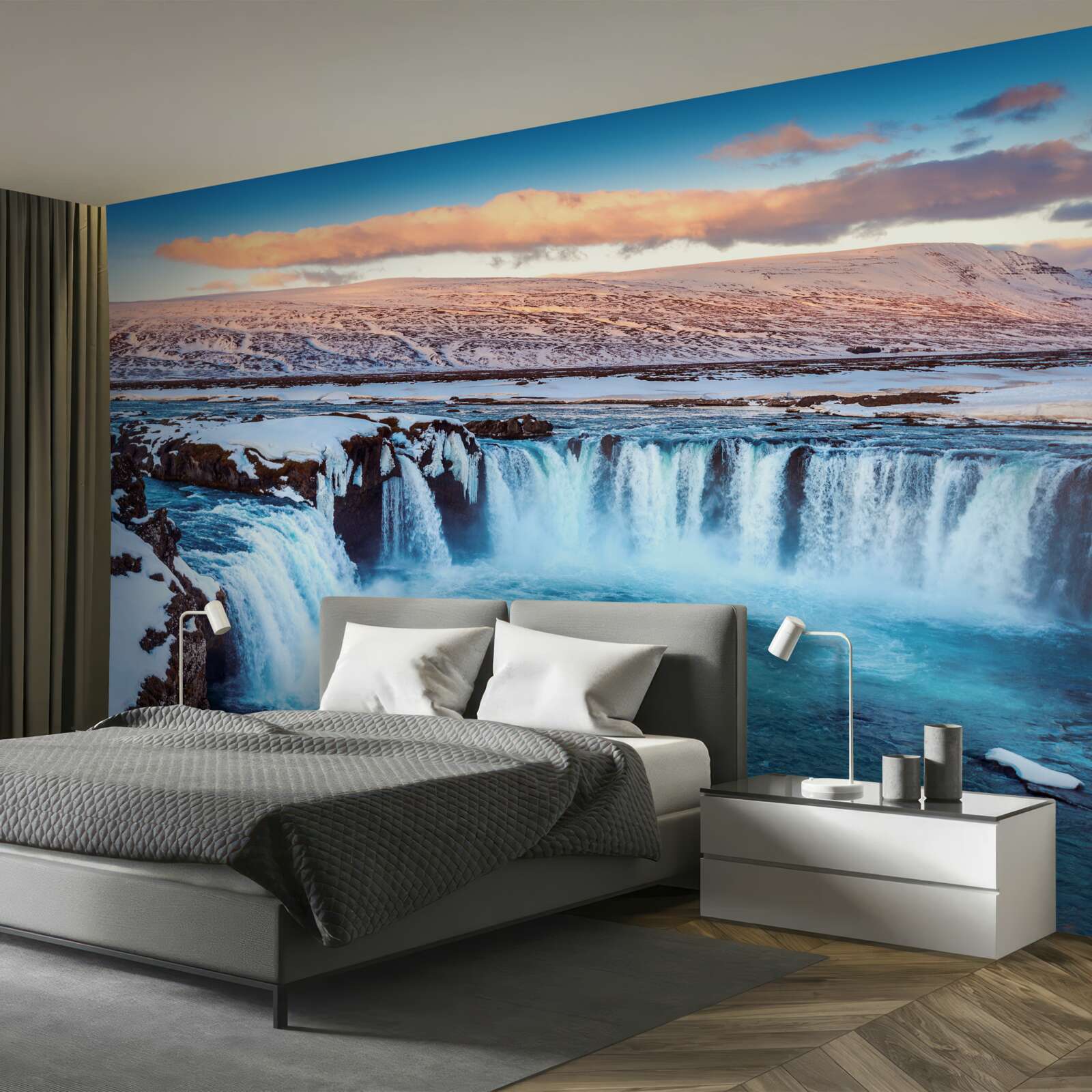 Fototapet încântătoarea cascadă godafoss