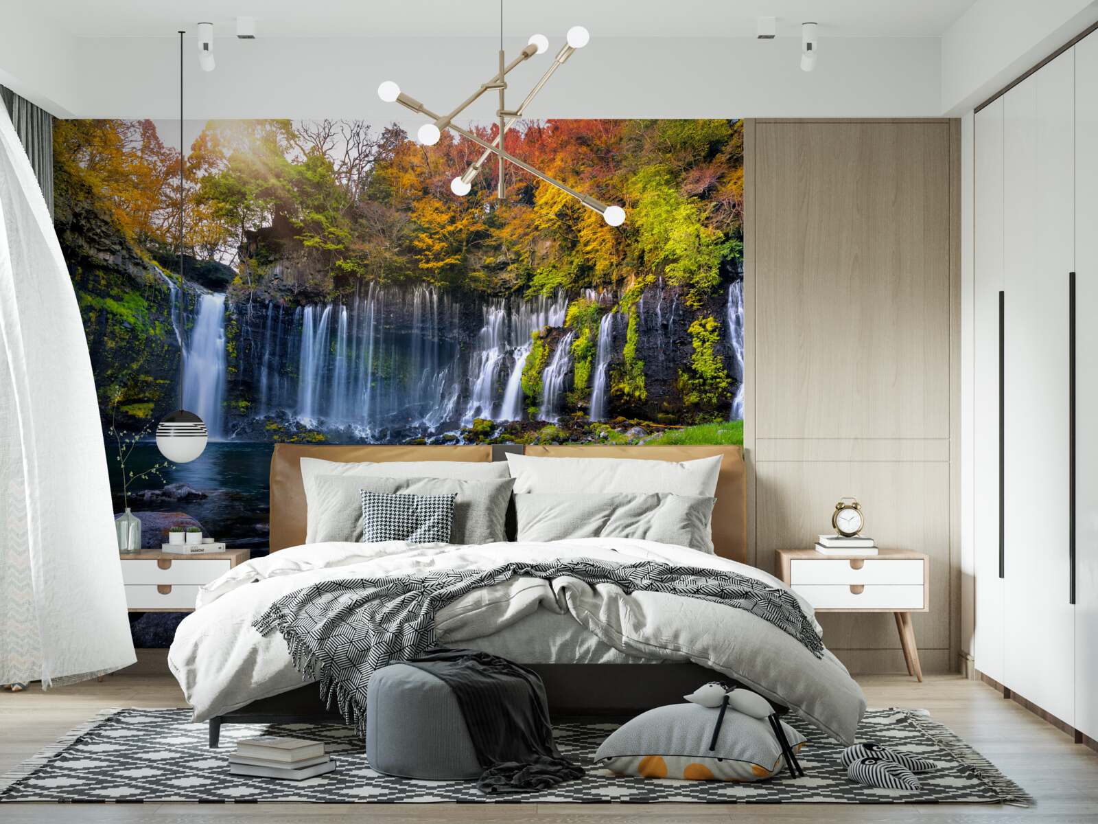 Fototapet cascadele idilice shiraito