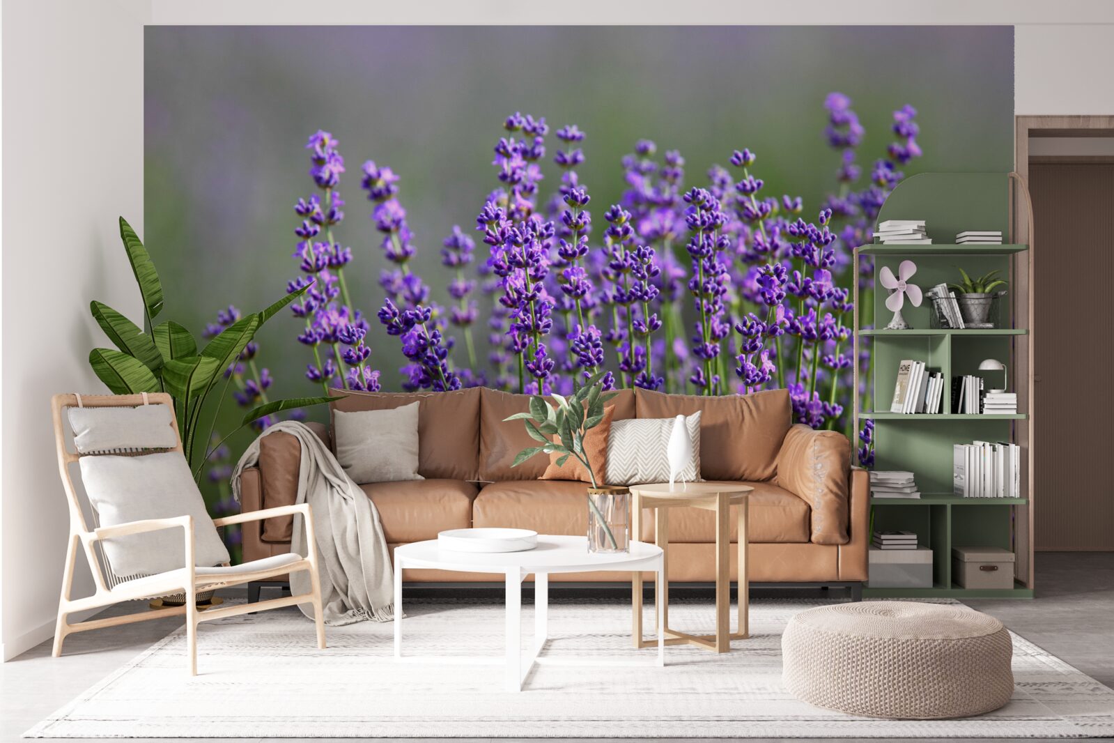 Fototapet culoare lavanda-violet