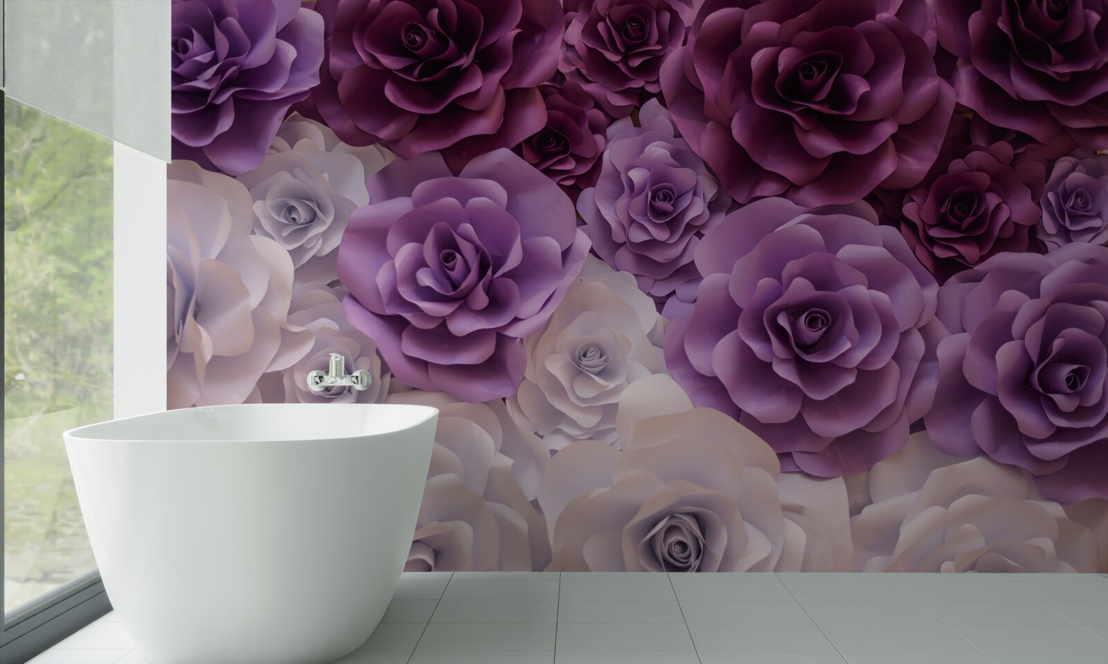 Fototapet compoziție din flori de mătase