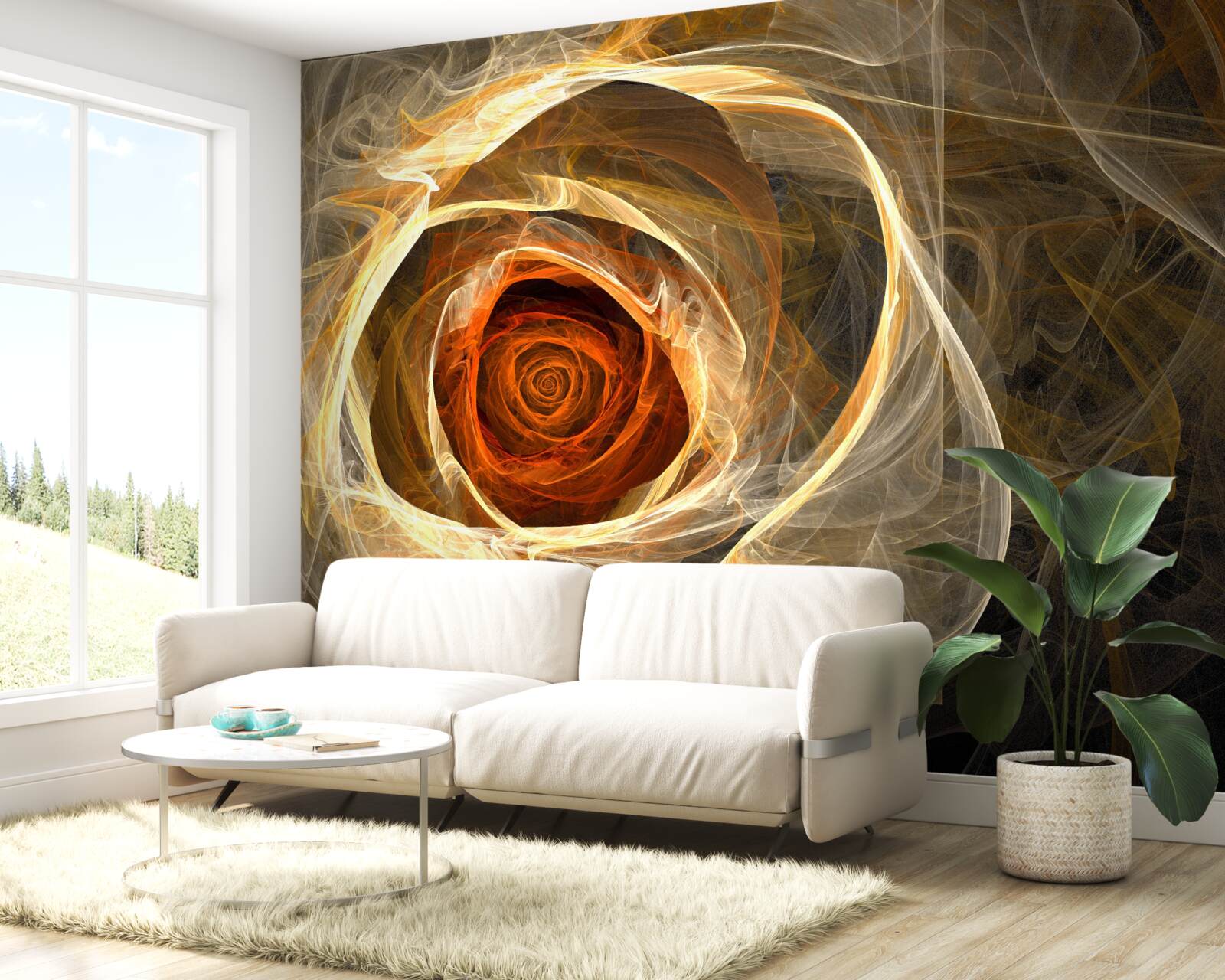 Fototapet abstract lumina roz textura