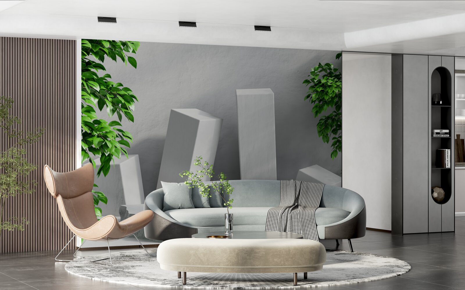 Fototapet forme dreptunghiulare albe