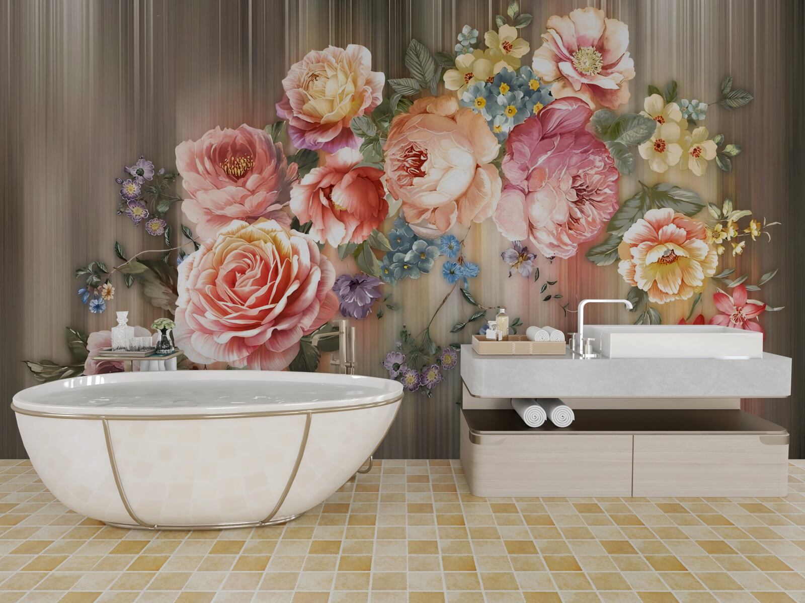 Fototapet o paletă explozivă de nuanțe autumnale