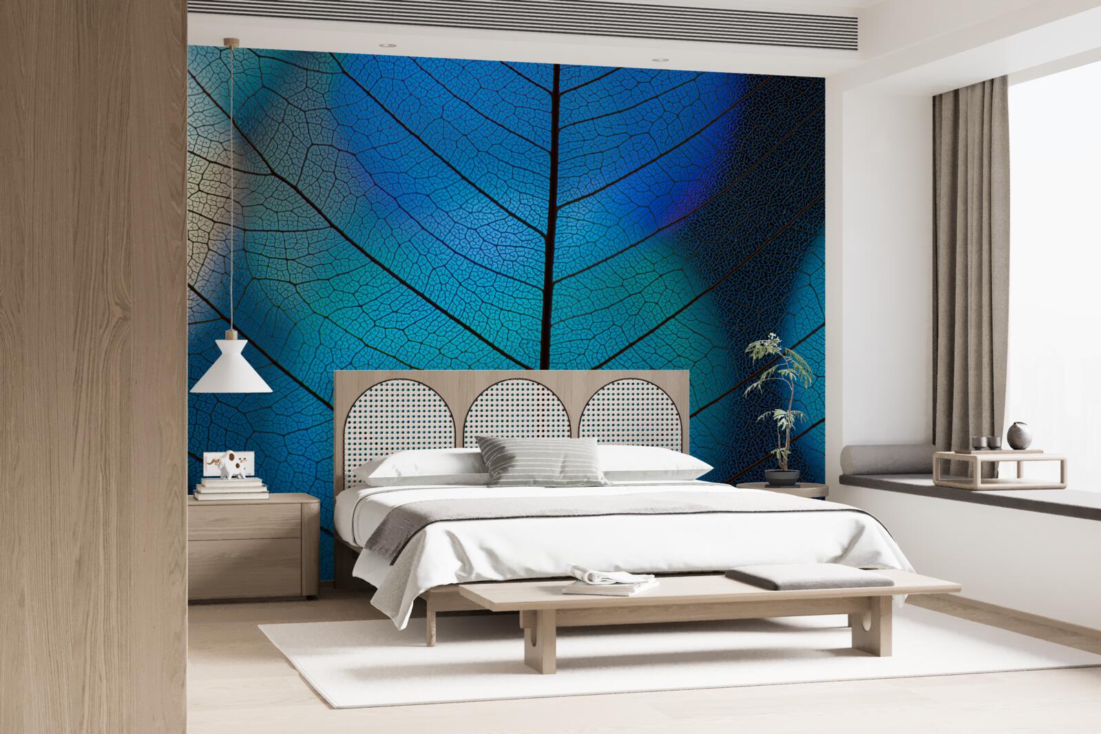 Fototapet structură fină, subțire a frunzelor