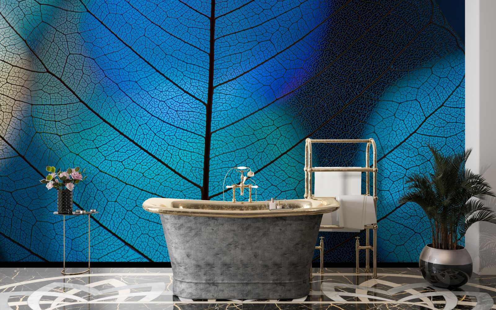 Fototapet structură fină, subțire a frunzelor