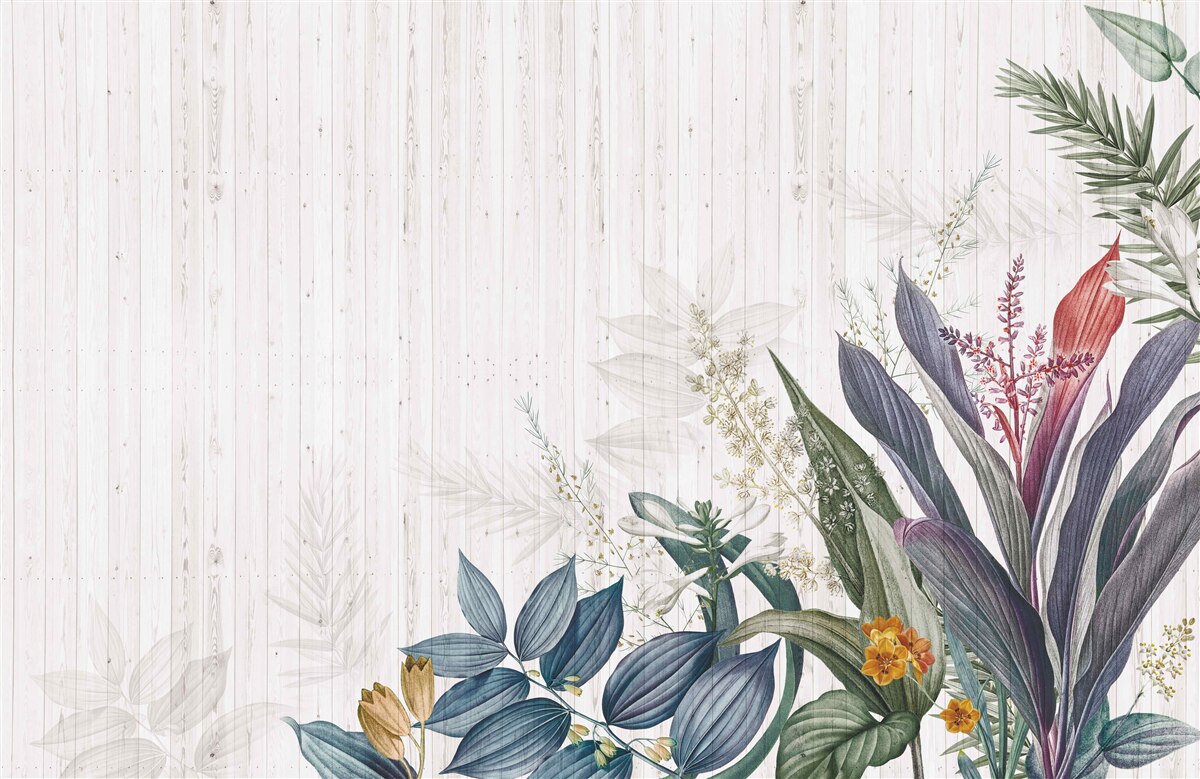 Fototapet frunze de origine exotică