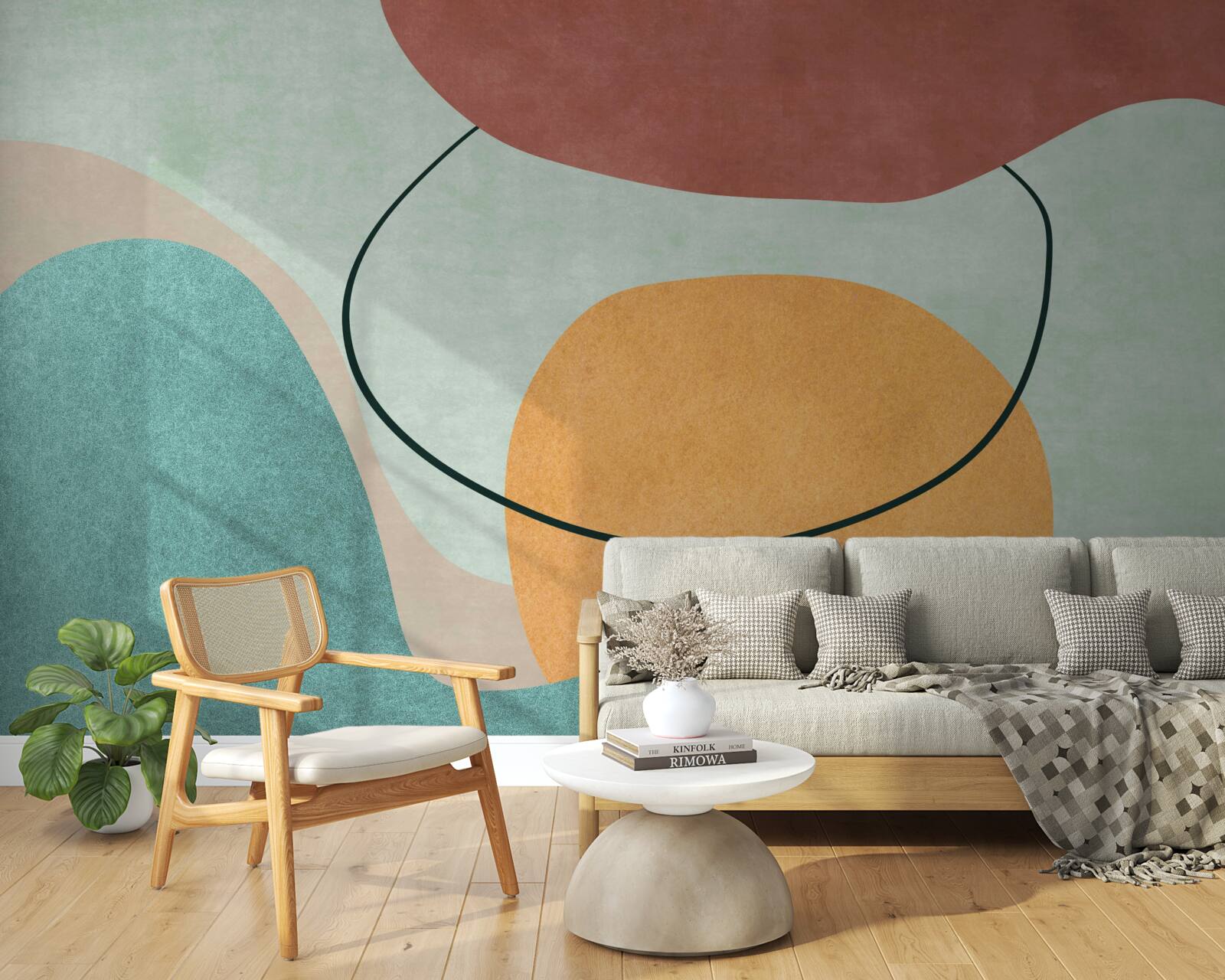 Fototapet apa absoarbe soarele care pleacă