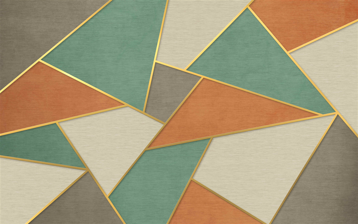 Fototapet mozaic pastel