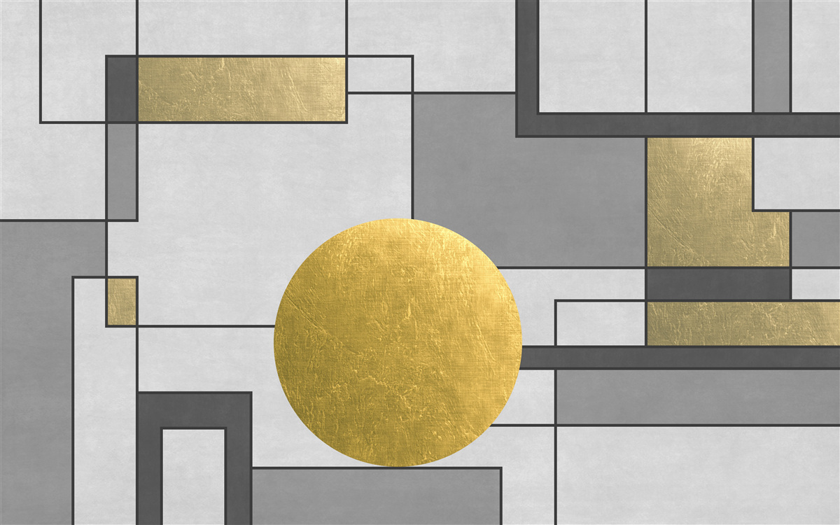 Fototapet globul de aur în loc