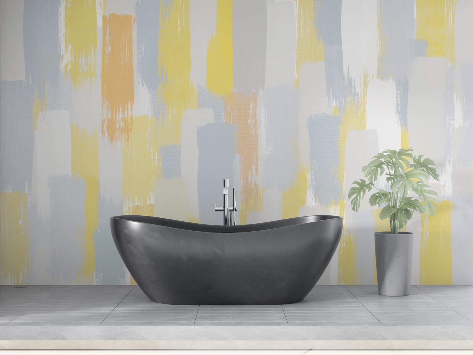 Fototapet linii verticale aurii și luminoase