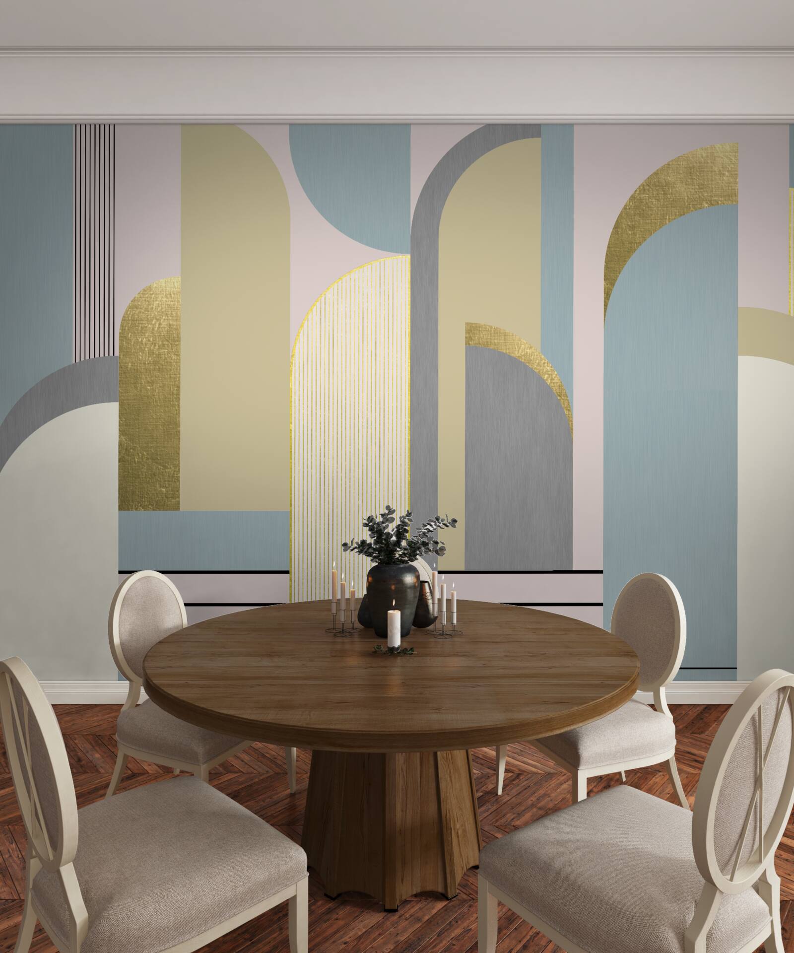 Fototapet arcuri cu forme geometrice