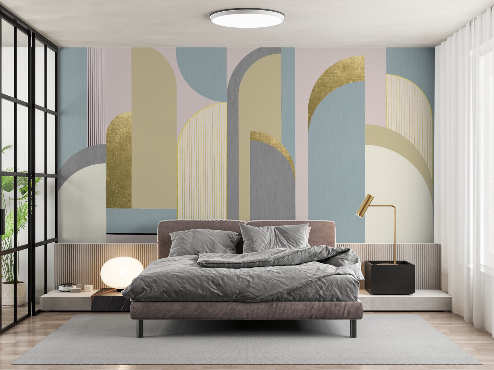 Fototapet arcuri cu forme geometrice