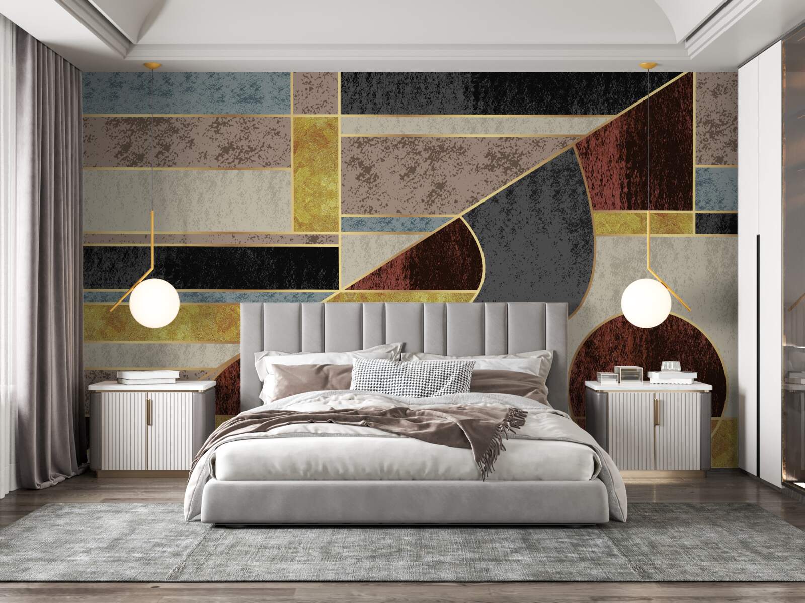 Fototapet colaj de elemente multicolore