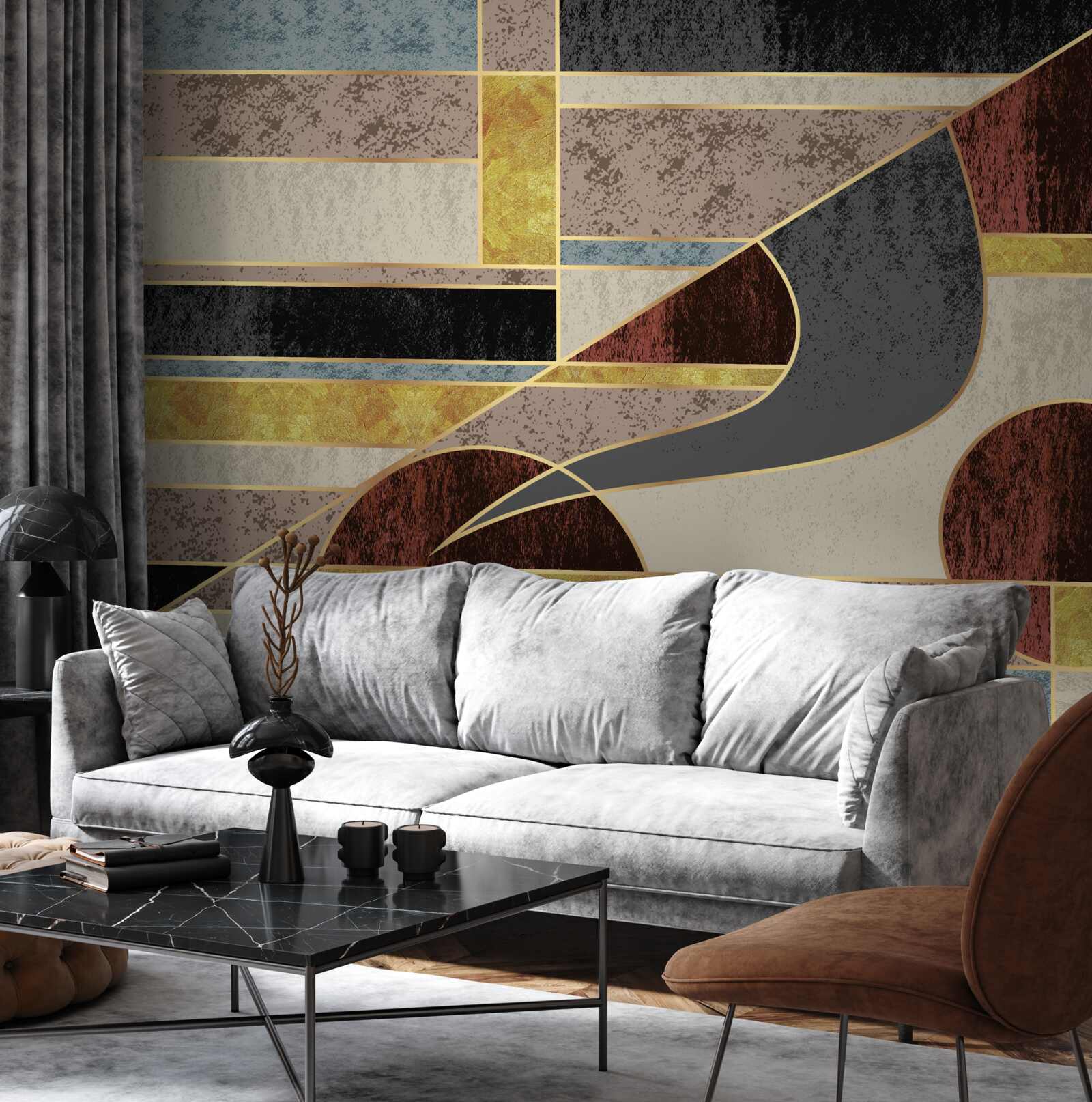 Fototapet colaj de elemente multicolore