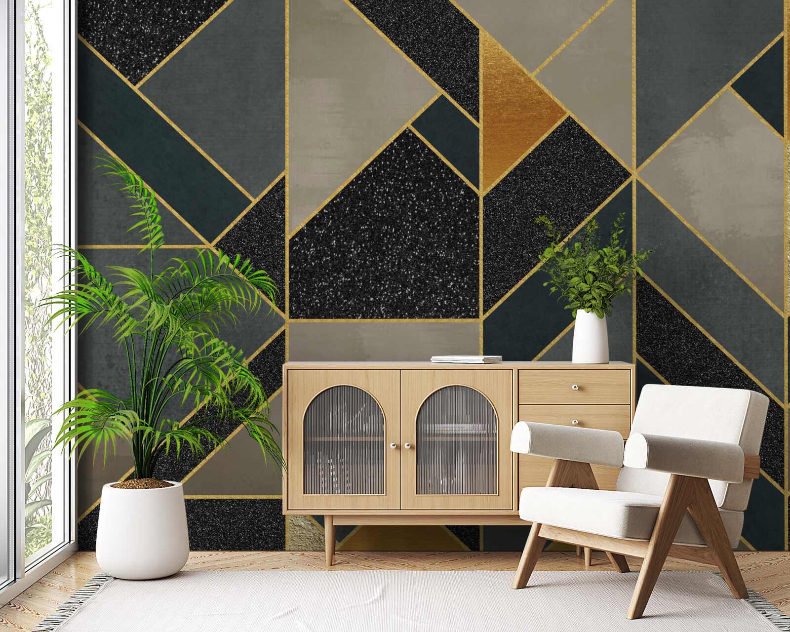 Fototapet mozaicuri de culoare închisă