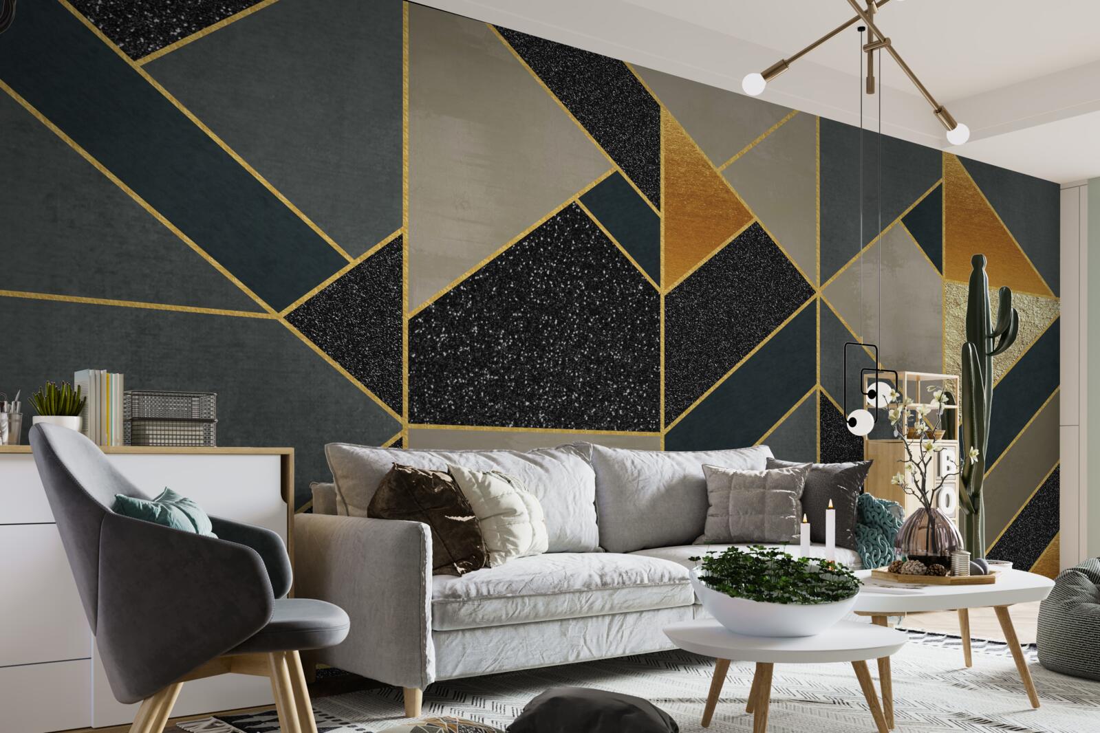 Fototapet mozaicuri de culoare închisă