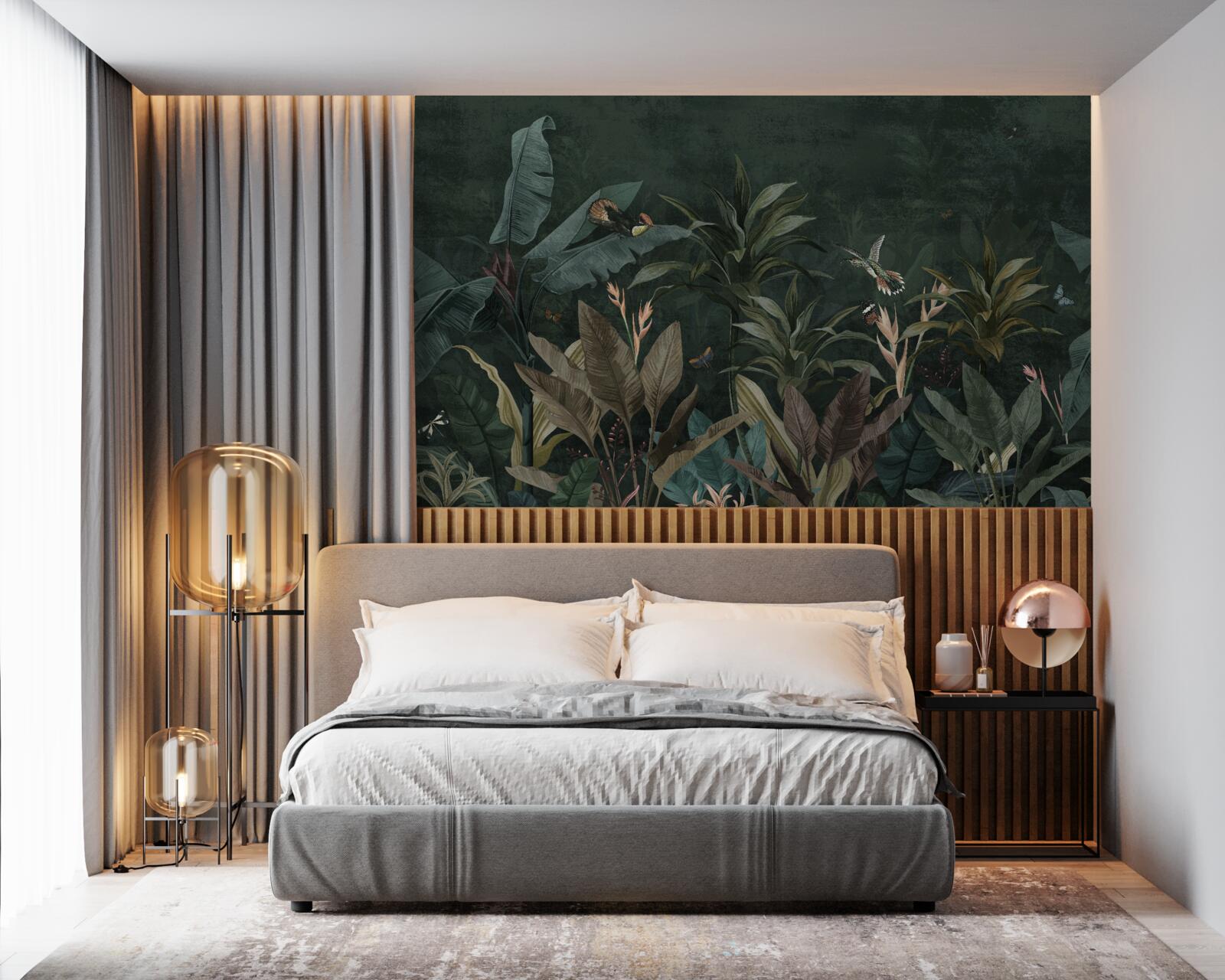 Fototapet junglă tropicală noaptea