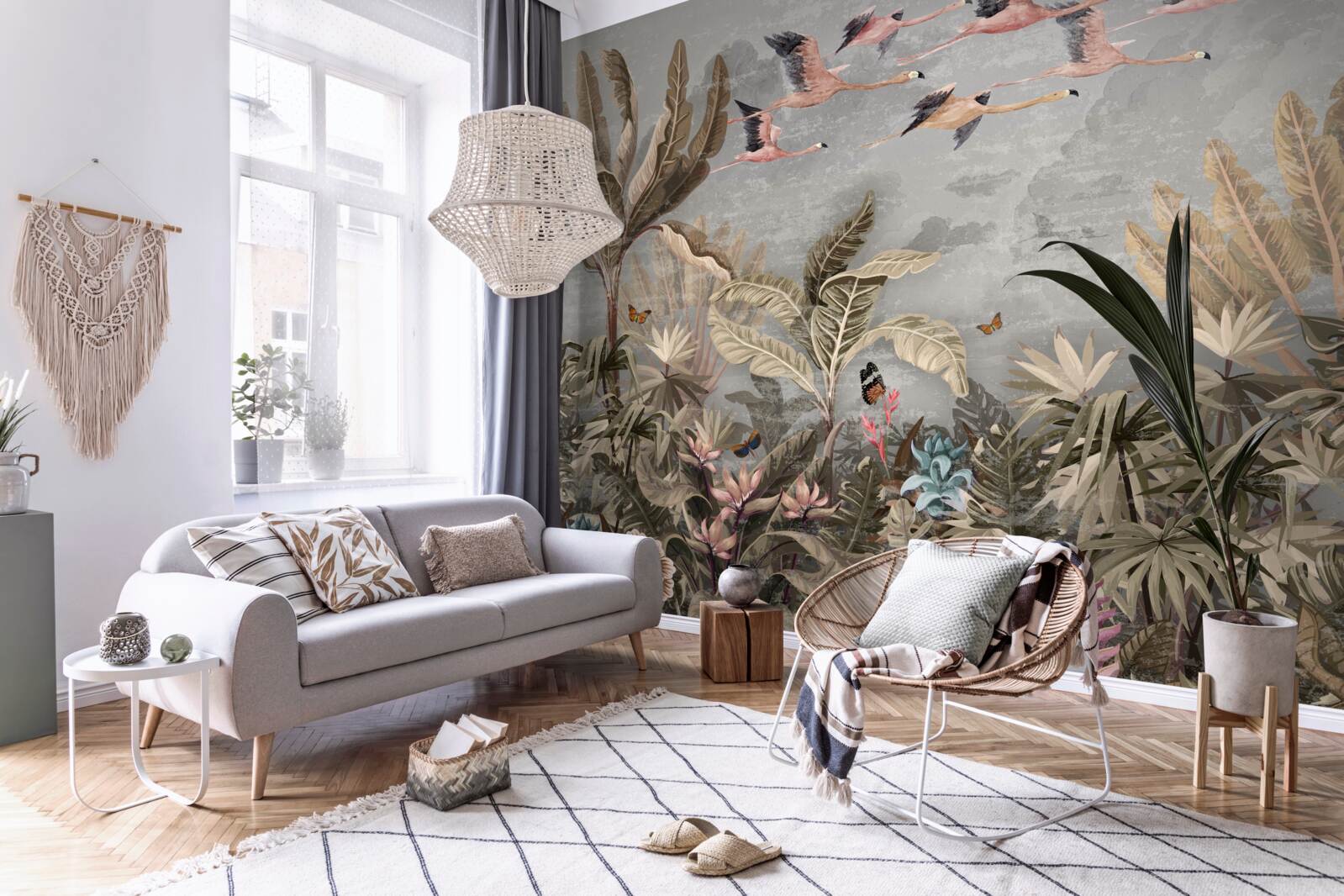 Fototapet cocorii zboară la tropice