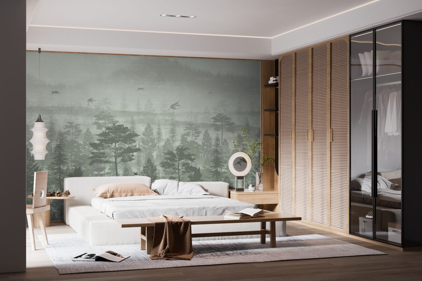 Fototapet pădure tropicală în timpul perioadelor de precipitații abundente