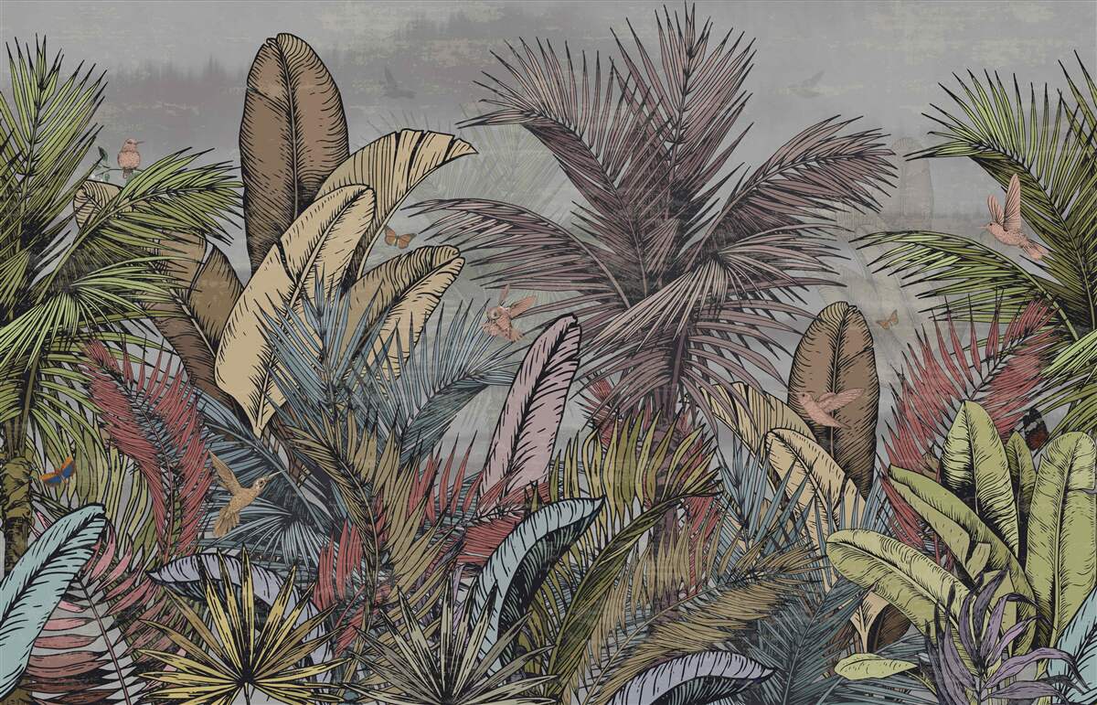 Fototapet flora exotică a tropicelor