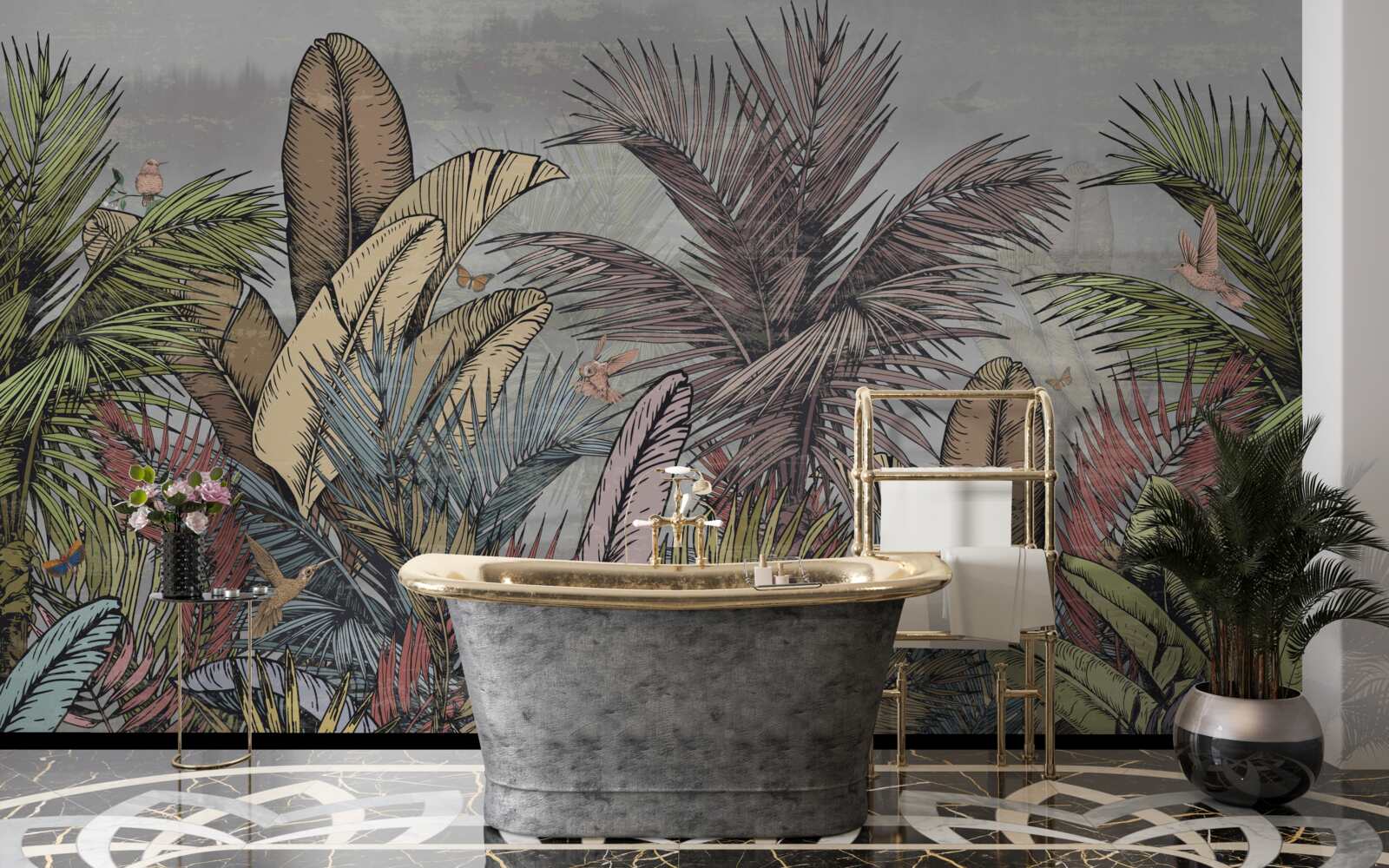 Fototapet flora exotică a tropicelor