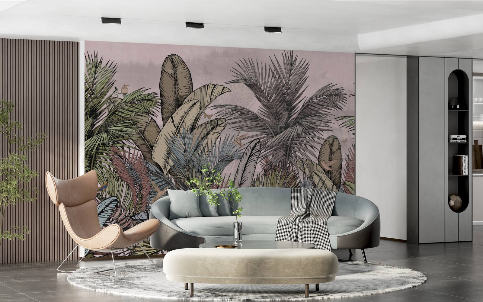 Fototapet plante tropicale cu caracteristici exotice