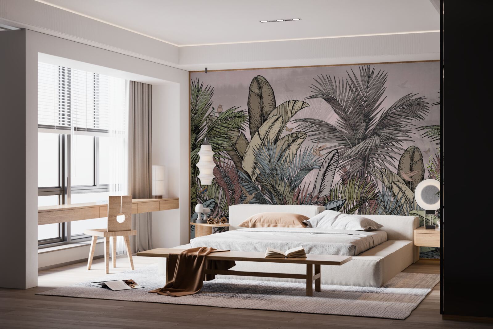 Fototapet plante tropicale cu caracteristici exotice