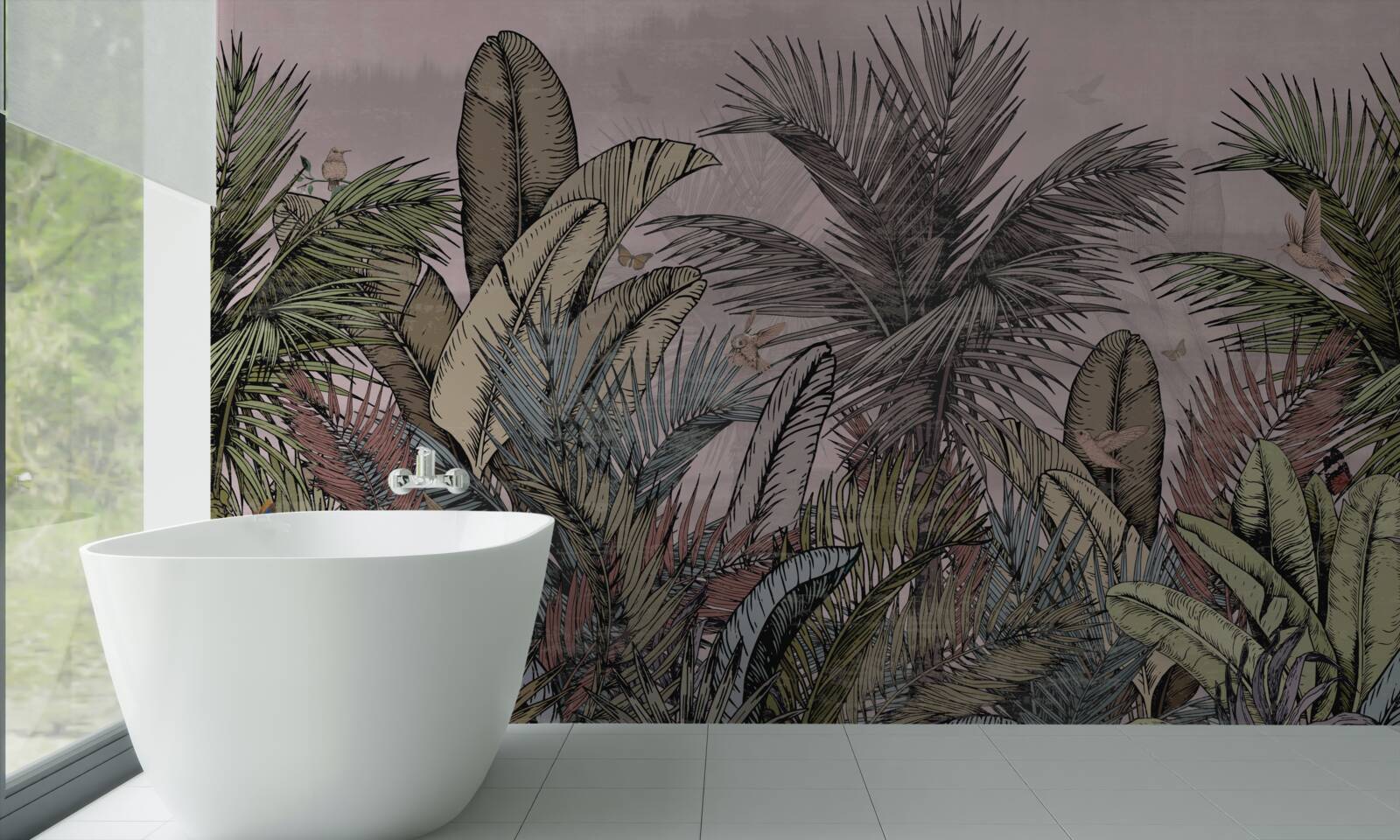 Fototapet plante tropicale cu caracteristici exotice