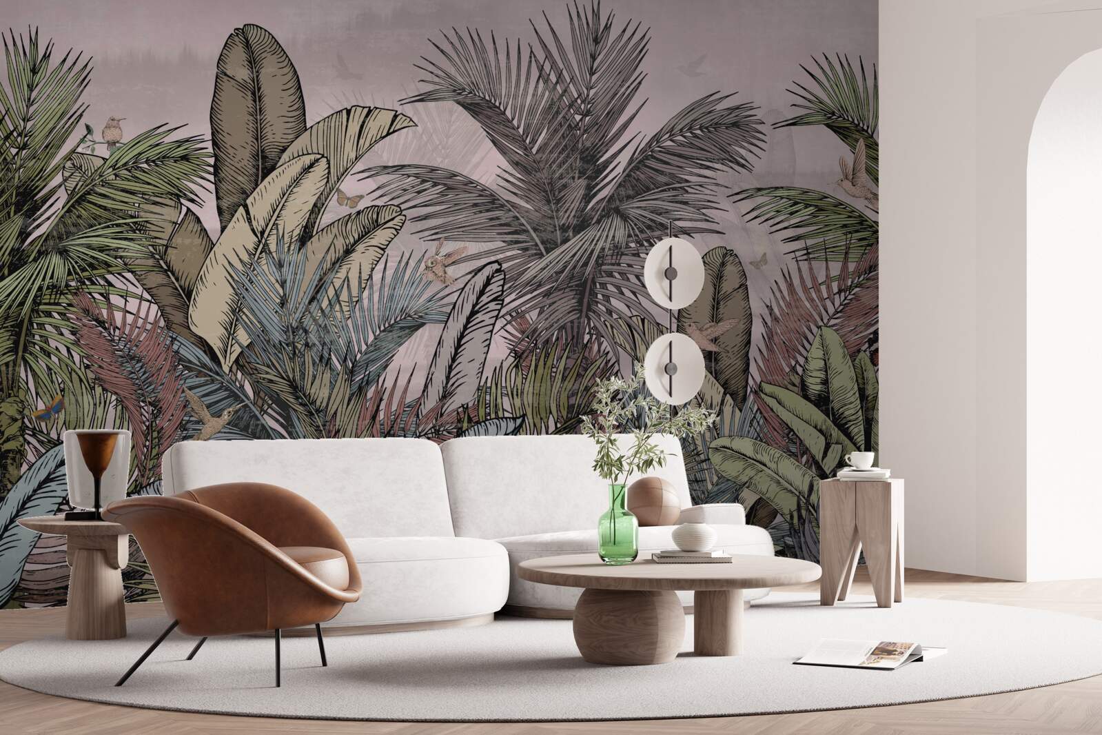 Fototapet plante tropicale cu caracteristici exotice