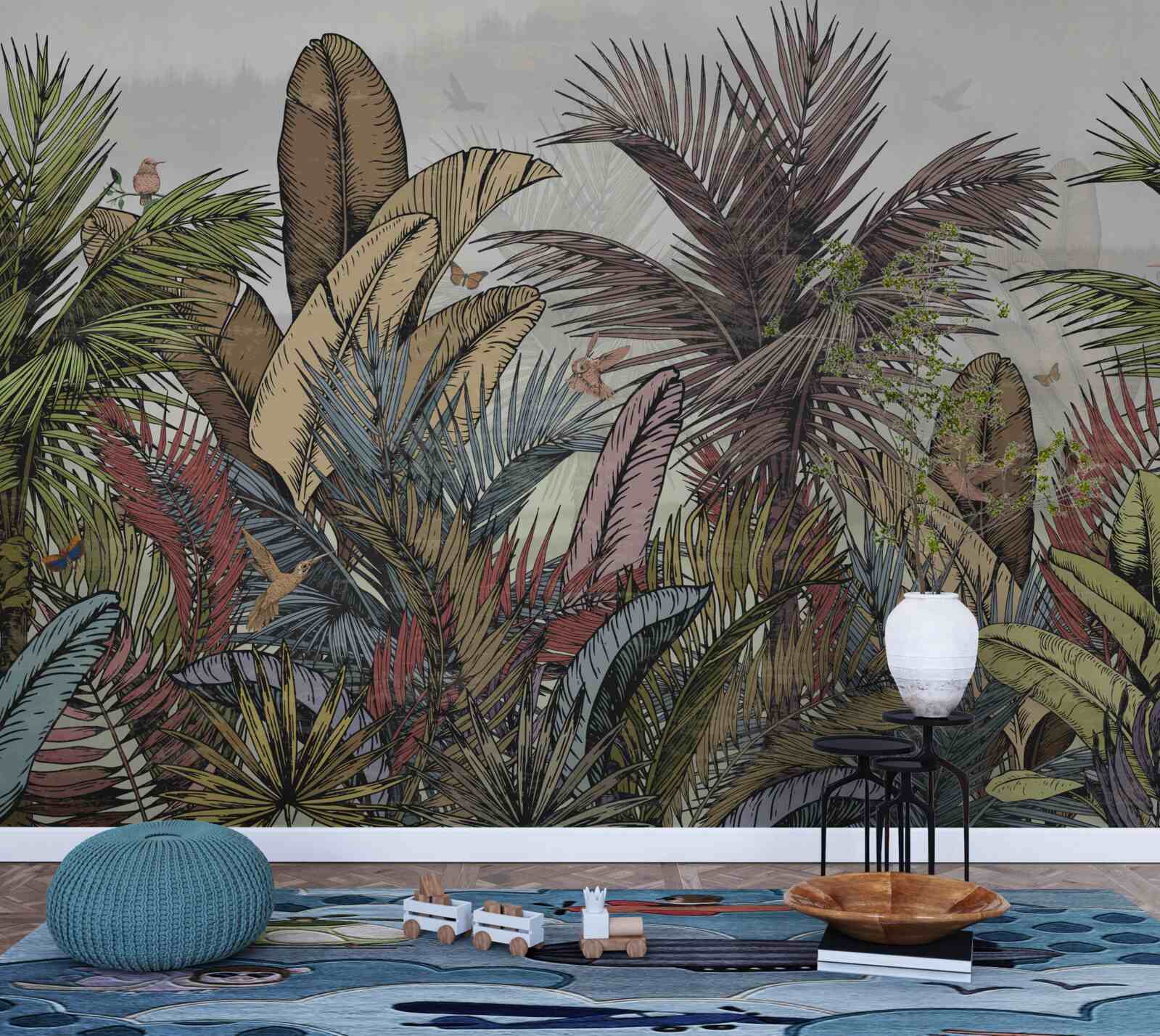 Fototapet floră tropicală exotică