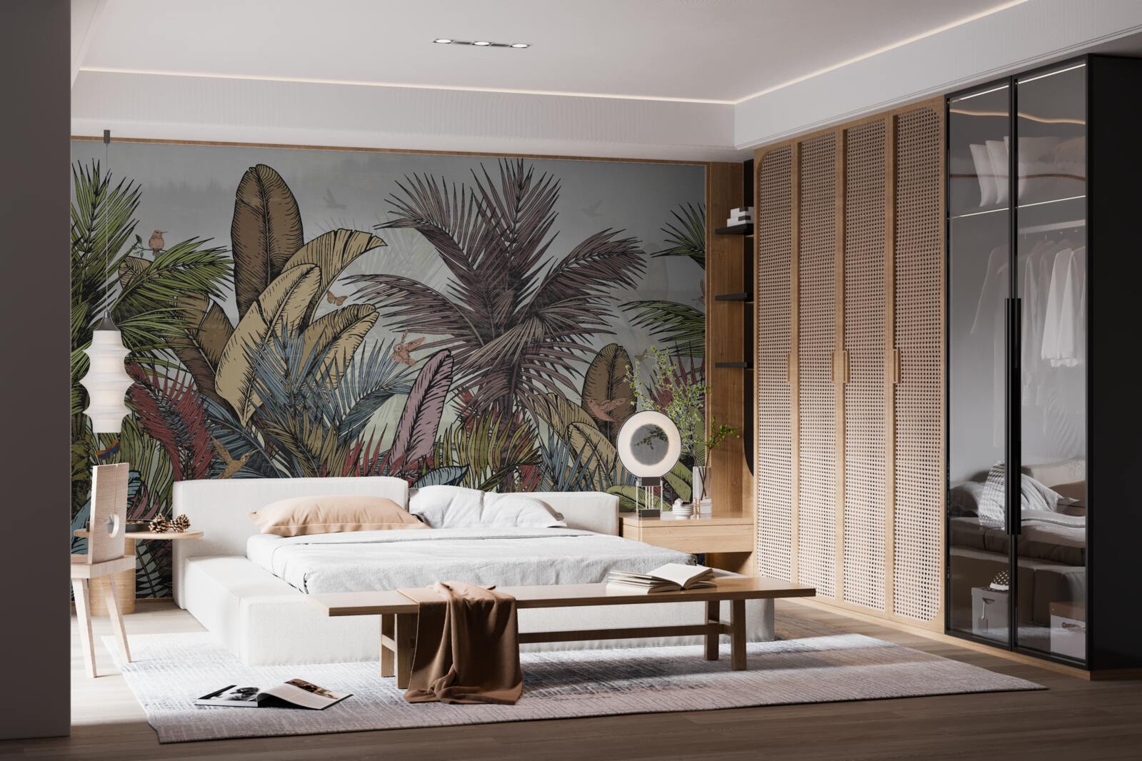 Fototapet floră tropicală exotică