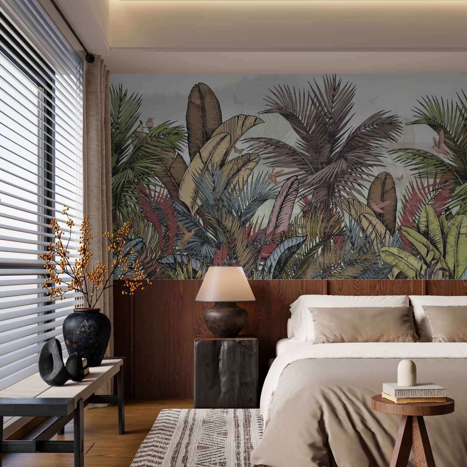 Fototapet floră tropicală exotică