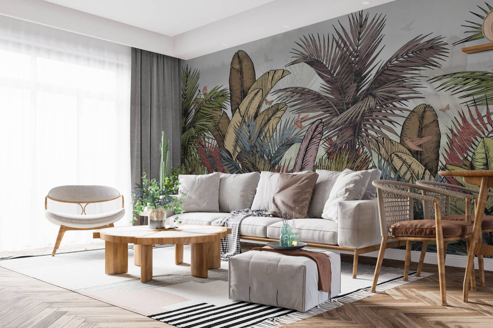 Fototapet floră tropicală exotică