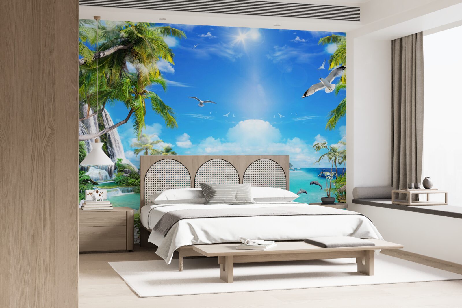 Fototapet nave pe țărmurile tropicelor