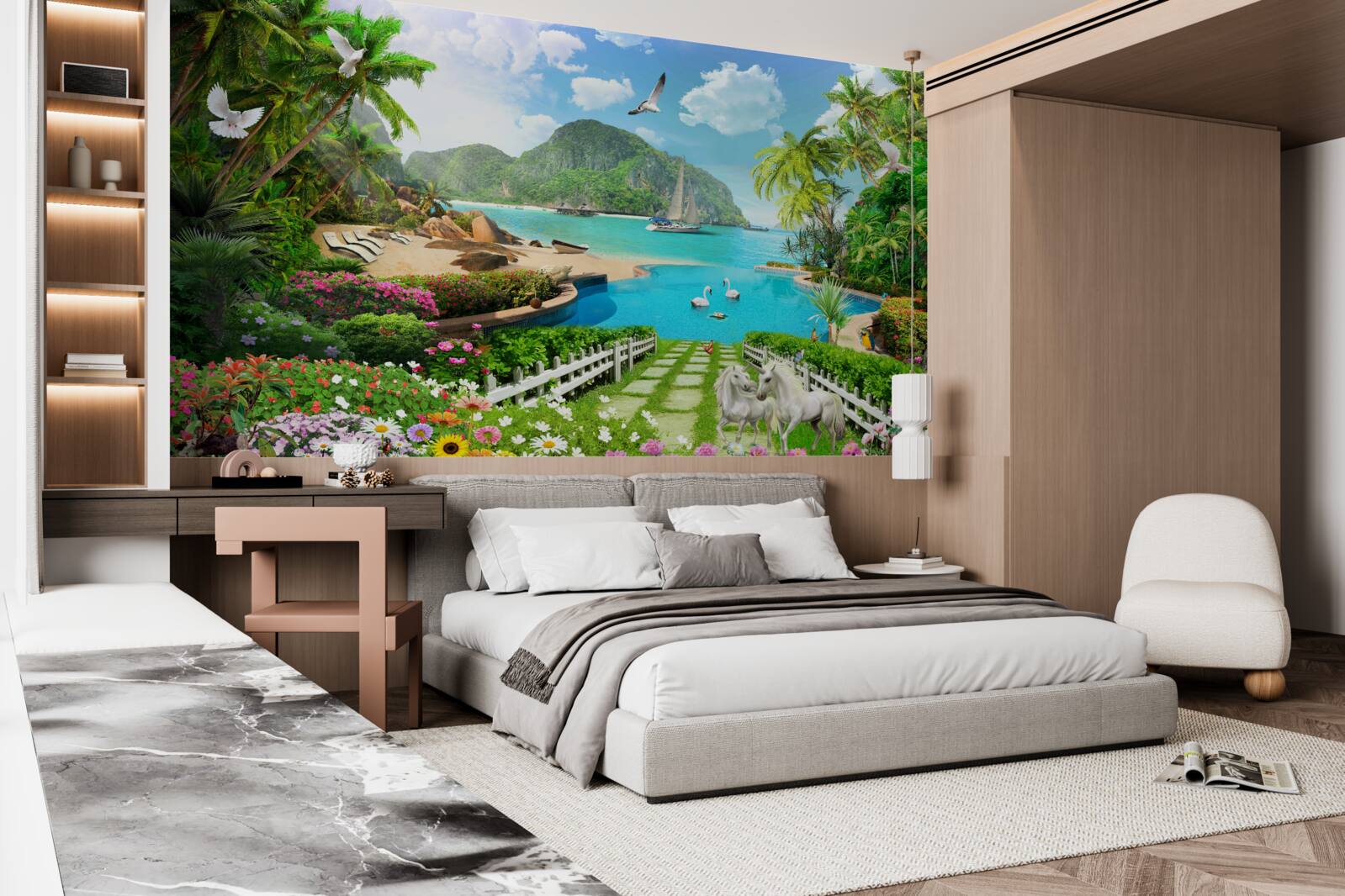 Fototapet un refugiu liniștit la tropice