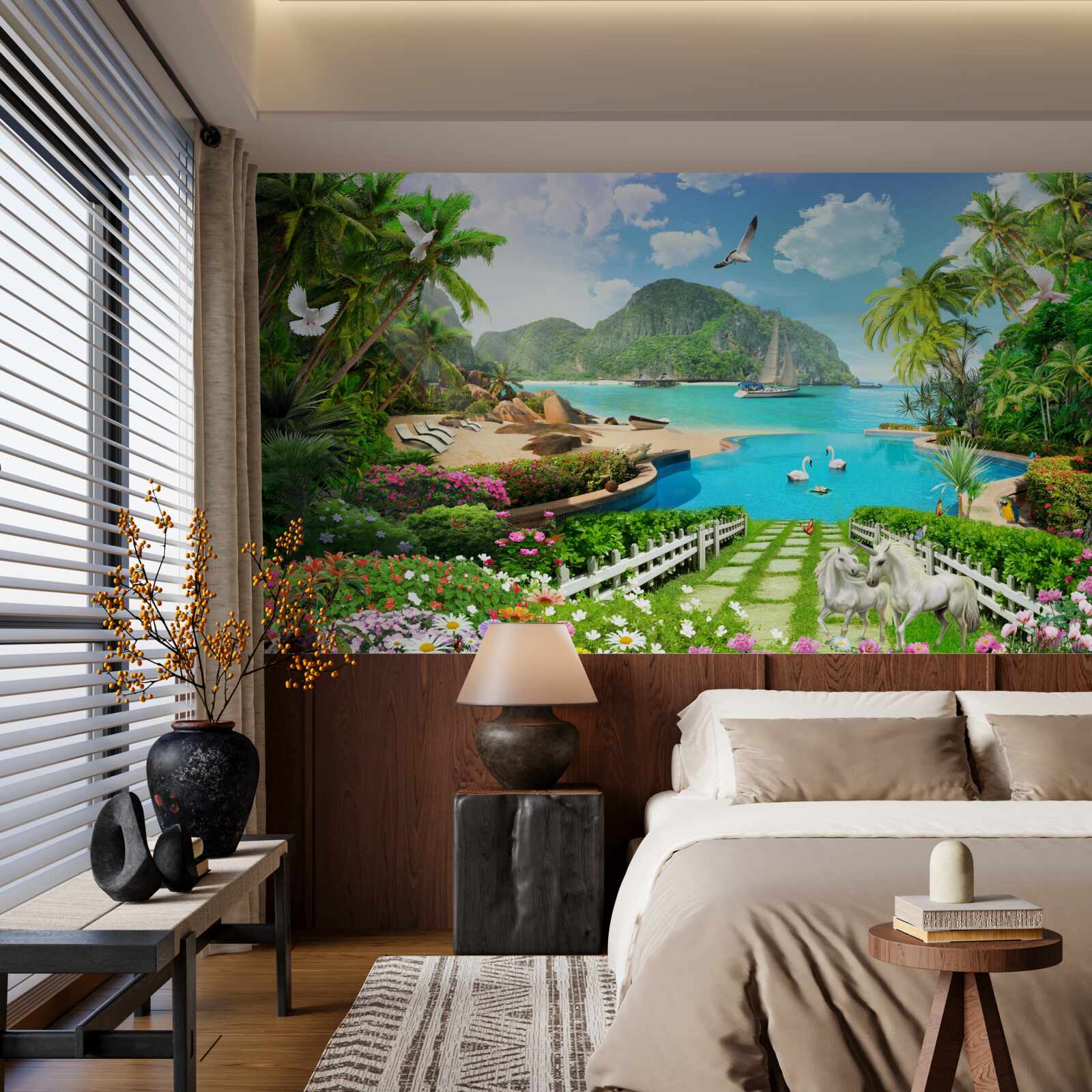 Fototapet un refugiu liniștit la tropice