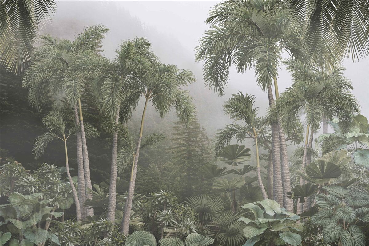 Fototapet Pregătirile pentru ploi abundente sunt în plină desfășurare la tropice