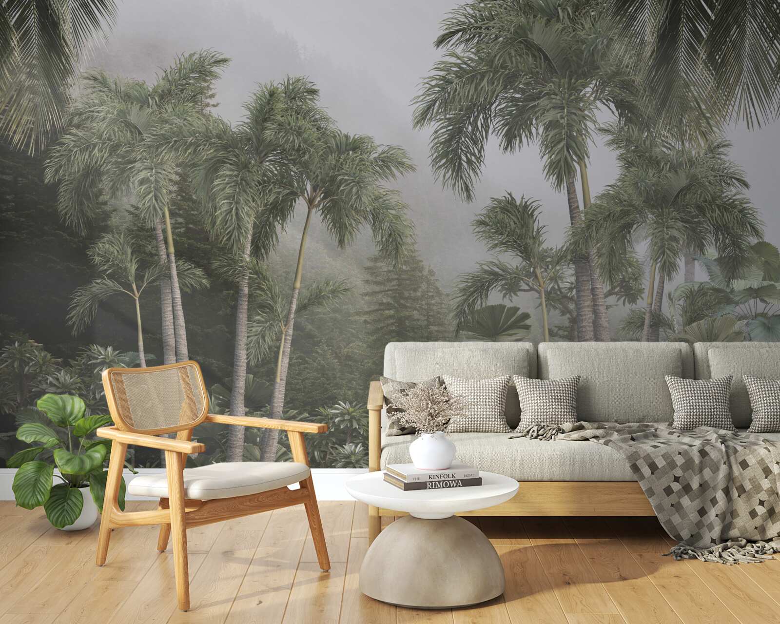 Fototapet Pregătirile pentru ploi abundente sunt în plină desfășurare la tropice