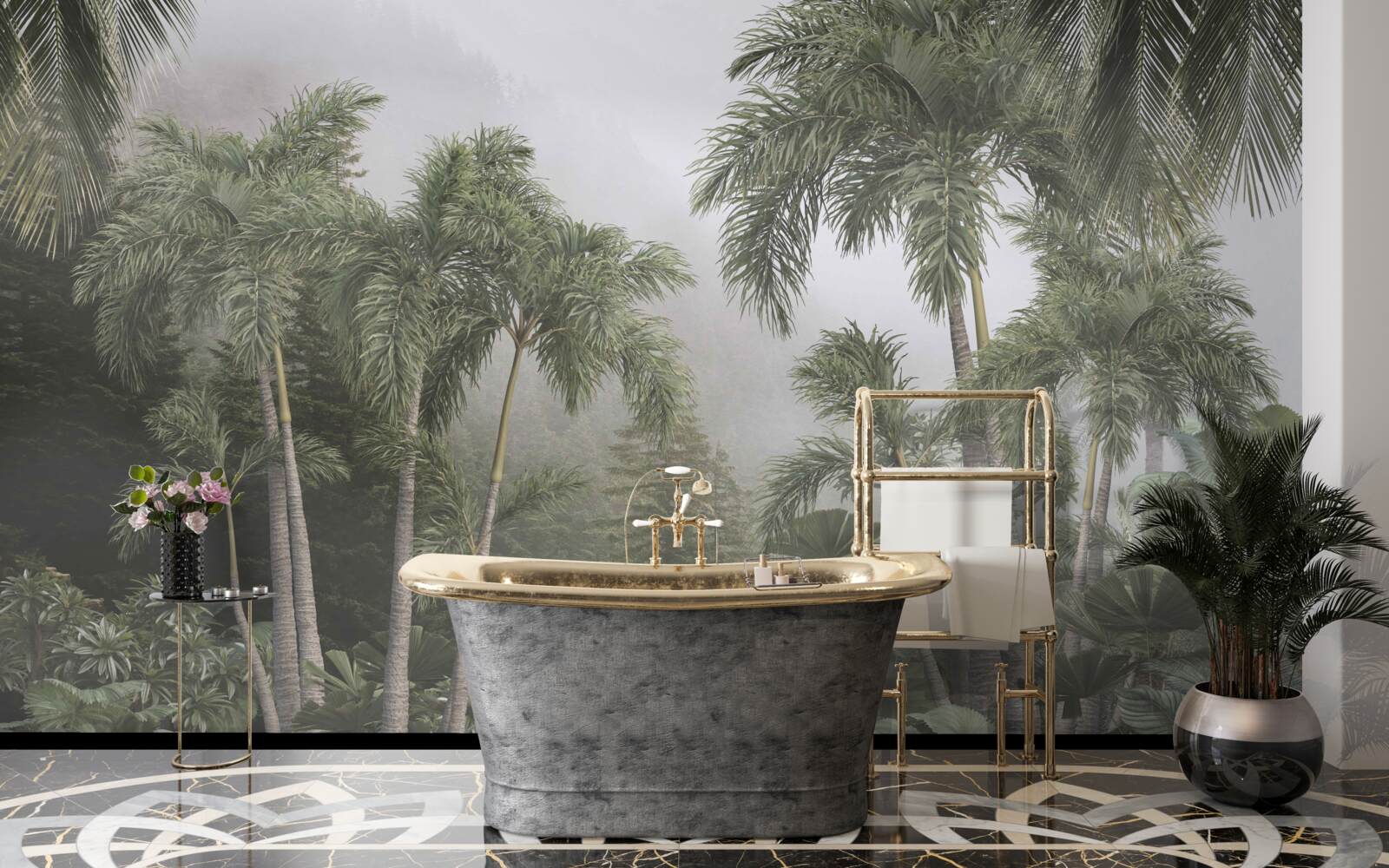 Fototapet Pregătirile pentru ploi abundente sunt în plină desfășurare la tropice