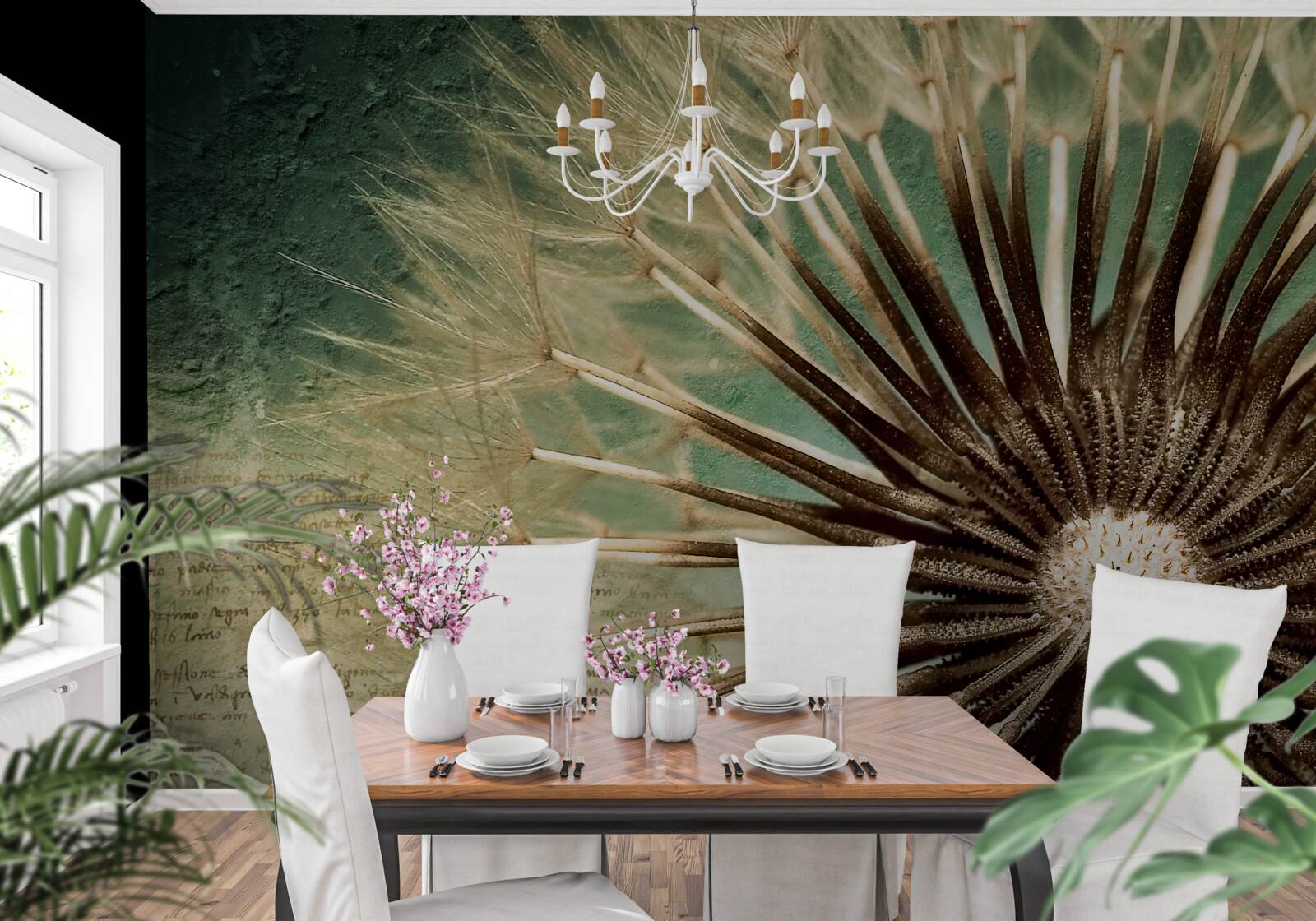 Fototapet sufletul păpădiei este plin de tandrețe