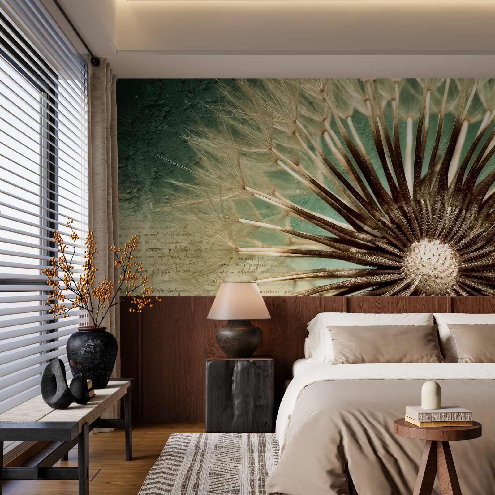 Fototapet sufletul păpădiei este plin de tandrețe