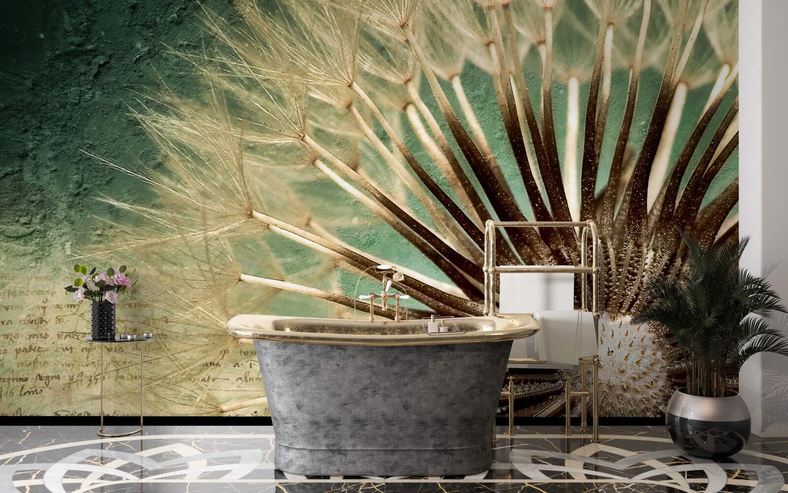 Fototapet sufletul păpădiei este plin de tandrețe