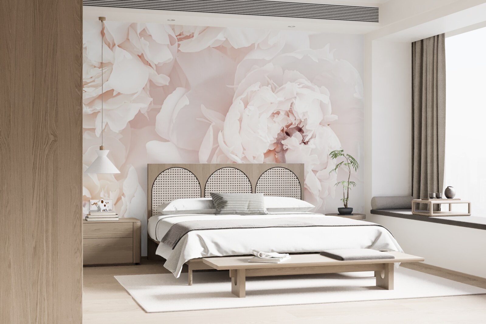 Fototapet bujor de o frumusețe pastelată delicată