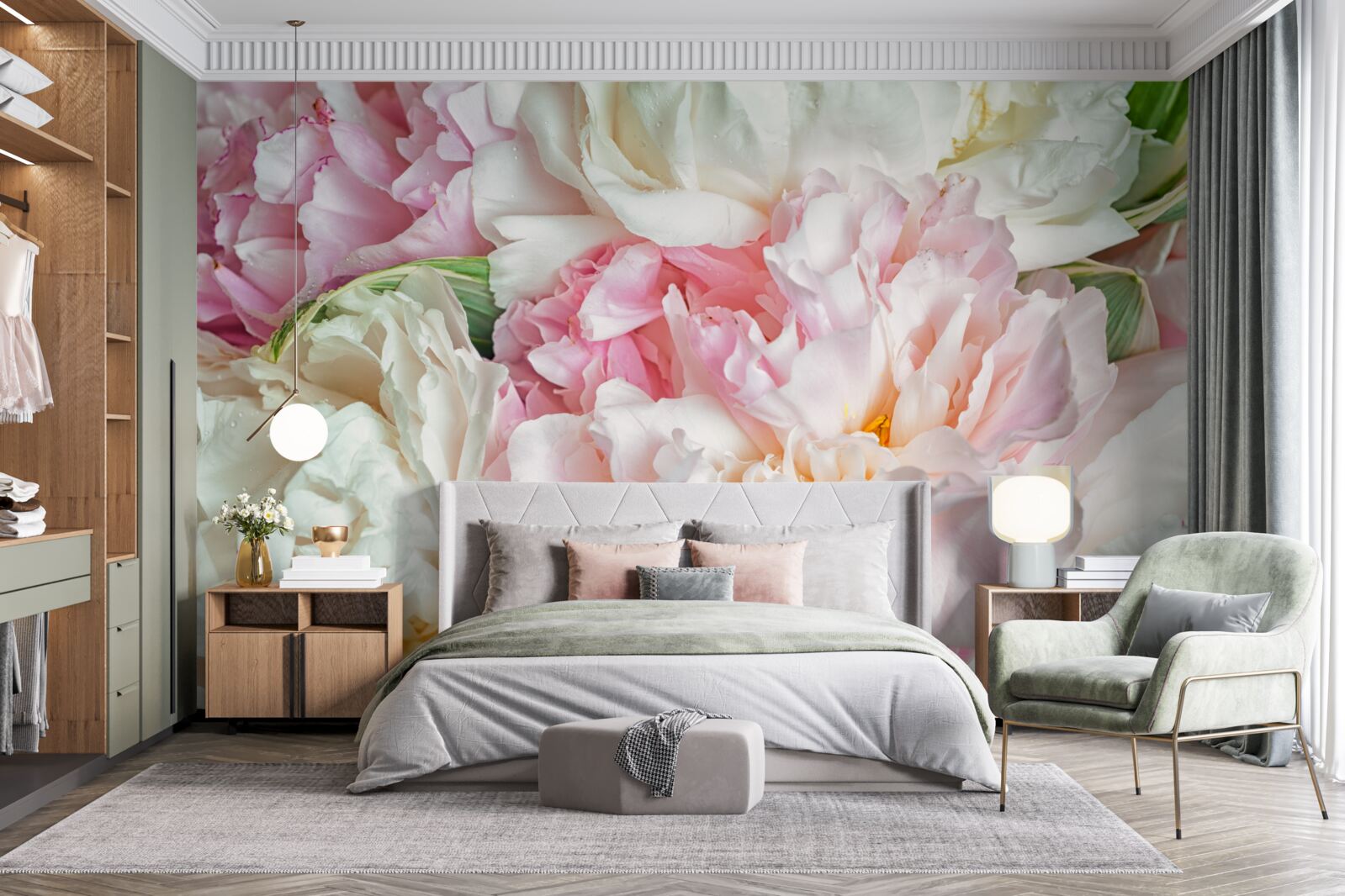 Fototapet voal de petale delicate