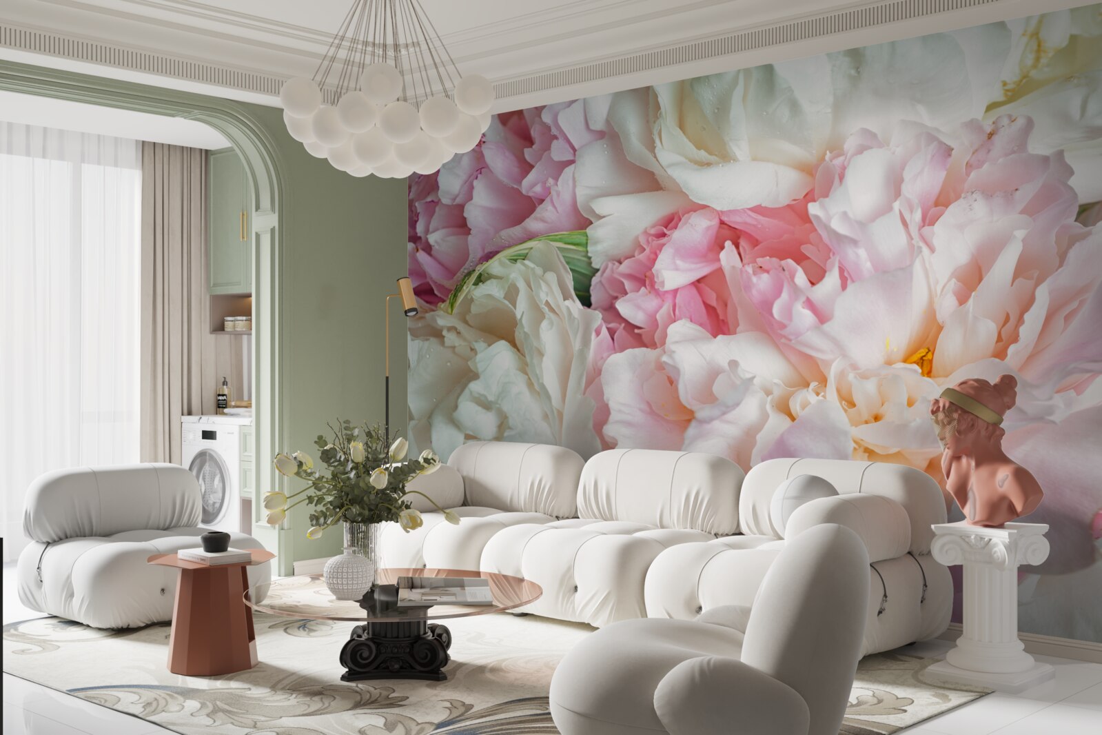 Fototapet voal de petale delicate