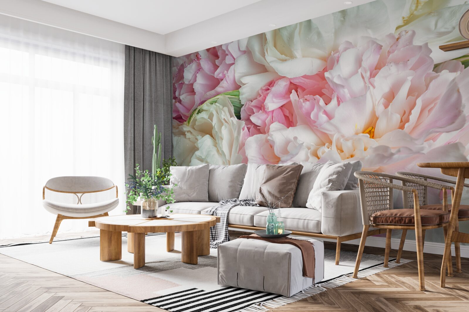 Fototapet voal de petale delicate