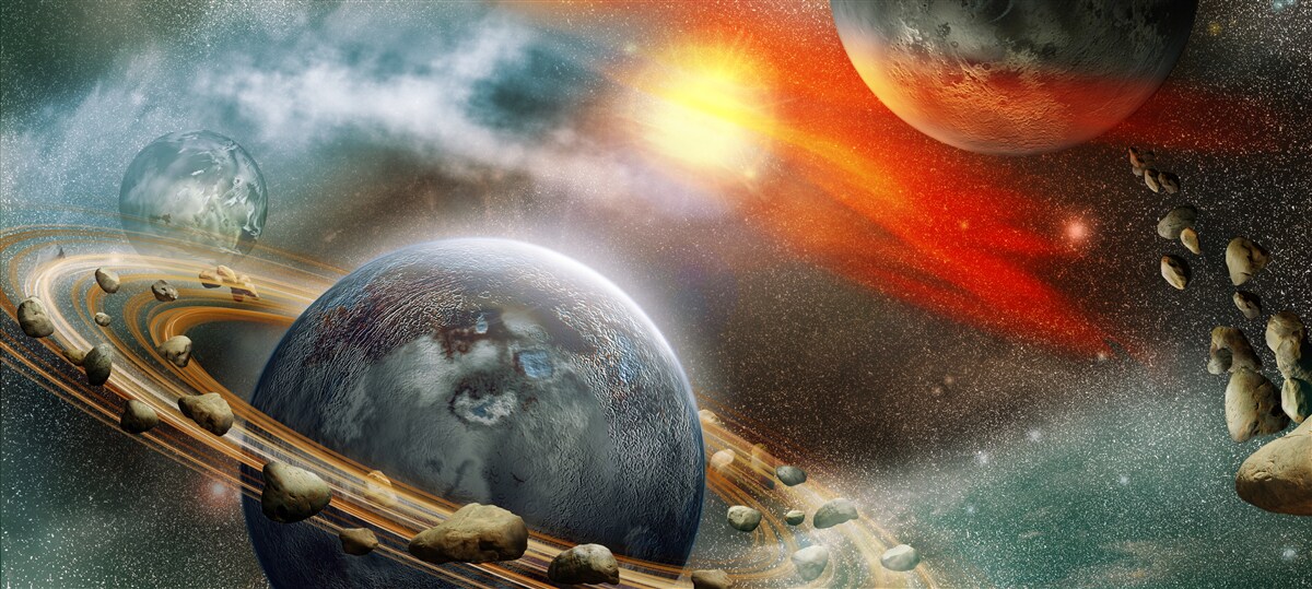 Fototapet un univers fascinant, neexplorat