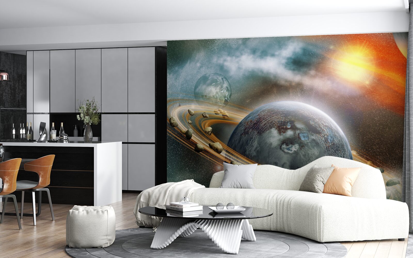 Fototapet un univers fascinant, neexplorat