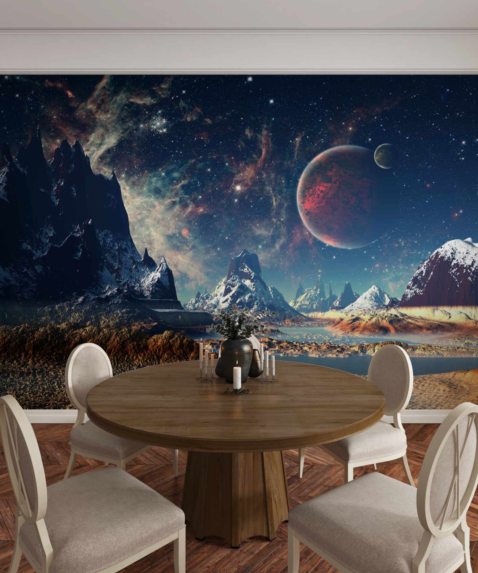 Fototapet suprafața planetei este fantastică